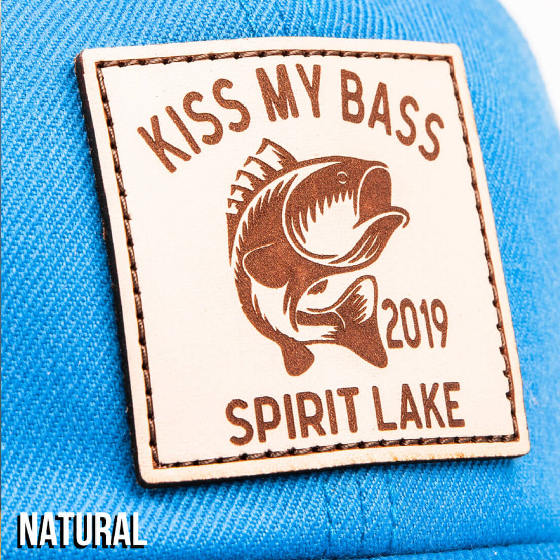 Pacific Headwear leather patch hat